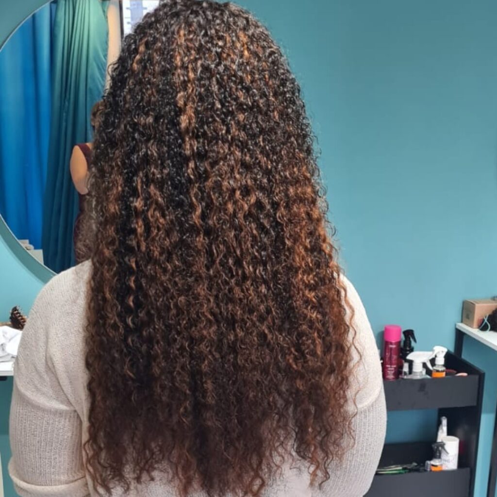 Ro2hair - Mega hair cabelo castanho cacheado