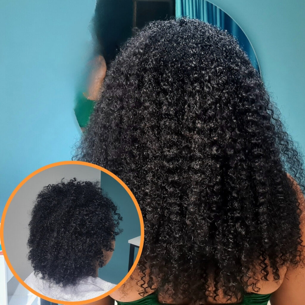 Ro2hair - Megahair cabelo castanho cacheado