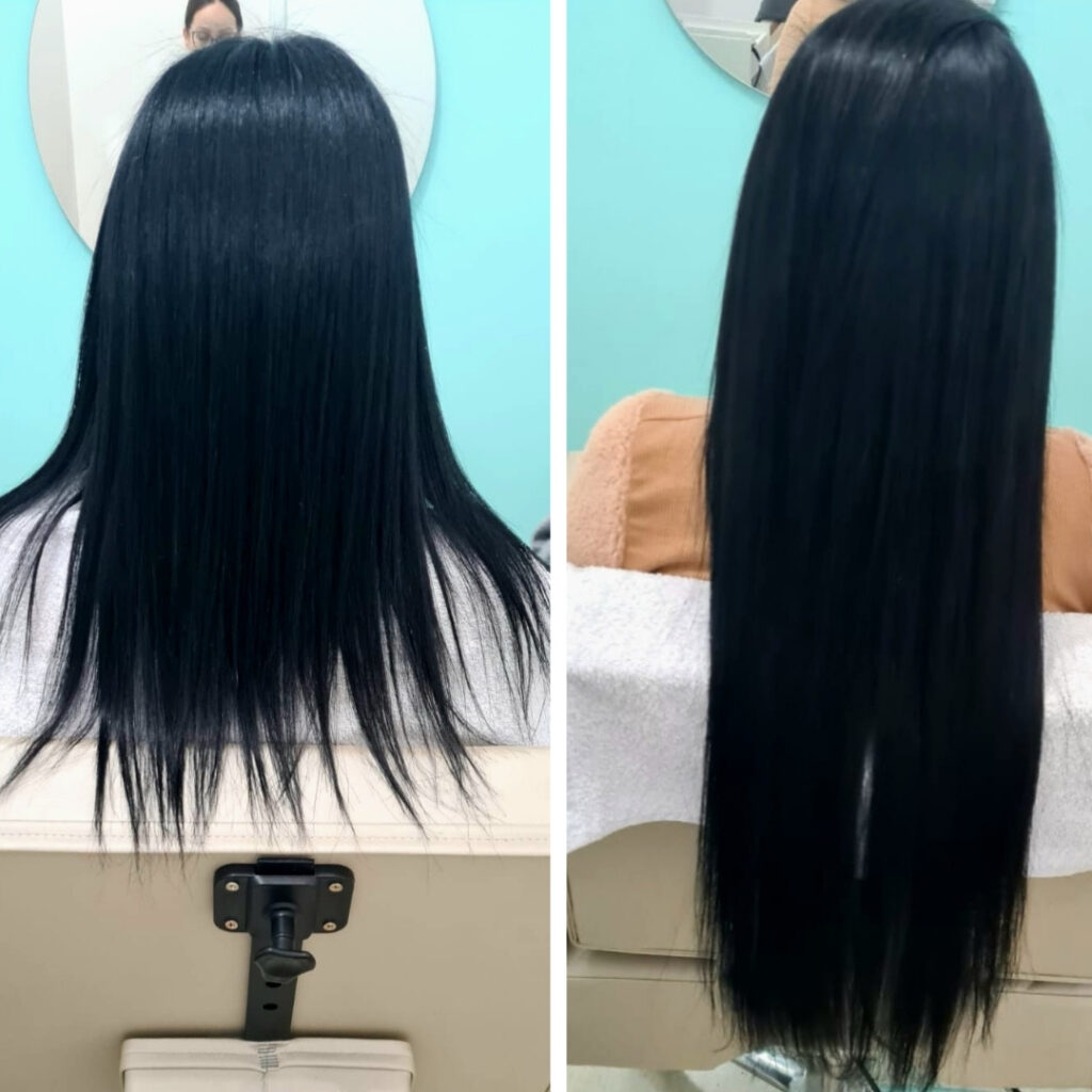 Megahair cabelo Preto liso