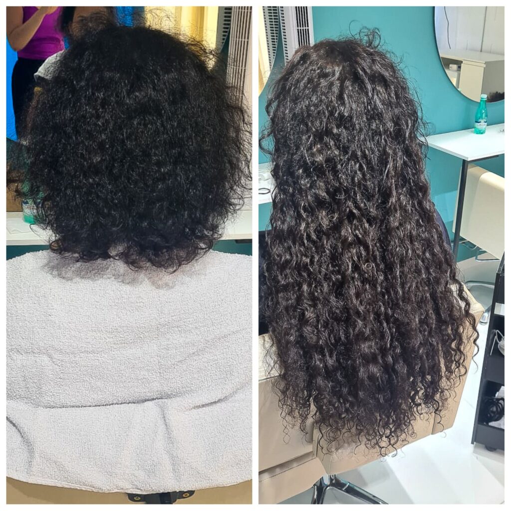 Megahair cabelo cacheado